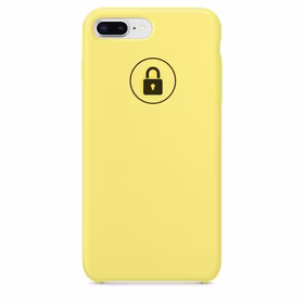 Dėklas "Silicone Case" skirtas iPhone 7 (iPhone 8) / Lemonade / su įpakavimu