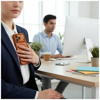 Uniq Veren iPhone 17 Pro Max Magclick Charging Case - Orange