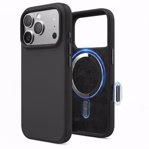Telefono dėklas „TM MagSafe Silicone“ skirtas iPhone 17 / Midnight Black /