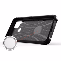 Hybrid Armor dėklas telefonui Realme 10 5G / Realme 9i 5G šarvuotas hibridinis dėklas juodas