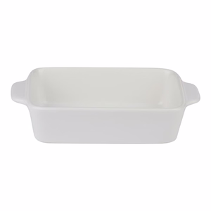 Alpina - Ceramic rectangular ovenproof dish 21.8x13.2x5 cm (baltas)