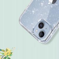 Tech-Protect FlexAir Hybrid Dėklas telefonui Samsung Galaxy S23 FE - Skaidrus su blizgučiais