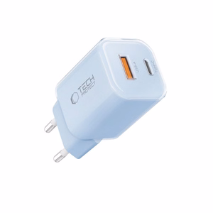 Tech-Protect NCM33W 2 jungčių PD33W/QC3.0 sieninis įkroviklis - mėlynas
