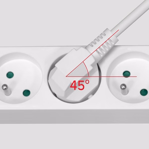 Rebel 4 lizdų ilgintuvas su jungikliu, 3 m