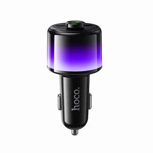 Car ransmiter bluetooth Hoco 2 x USB A + USB C QC3.0 PD 42W E166 black