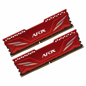 AFOX GAMING DDR4 2X16GB 3200MHZ CL16 RANK1 XMP2 raudona