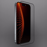 SBS grūdintas stiklas D3O su rėmeliu iPhone 16 Plus / iPhone 15 Plus