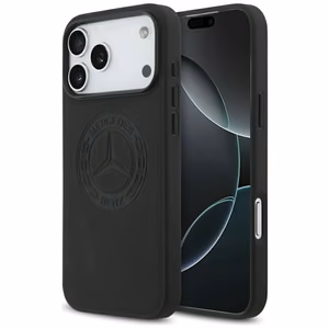 Mercedes Odinis Vintage Logo Magnetinis Dėklas telefonui iPhone 17 Pro Max - Juodas