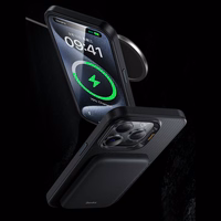 Montage Magnetinis Armor Pro Kevlar dėklas su metalo rėmu 600D+1500D (MA62) iPhone 15 Pro Max juodas (m)