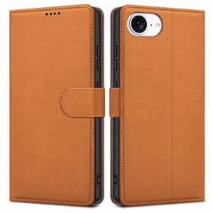 Dėklas Fancy Wallet Samsung S741 S26 FE rudas