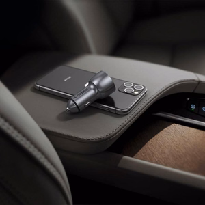 Ugreen automobilinis įkroviklis USB / USB Type C Quick Charge 3.0 Power Delivery 36W 3A pilkas (CD213 60980)