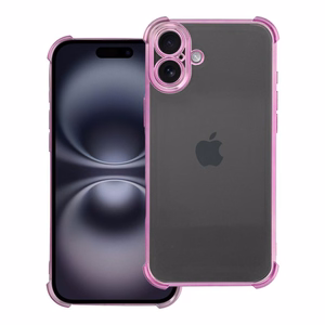 Dėklas telefonui ANTISHOCK ELECTRO skirtas IPHONE 16 Plus, rožinis
