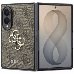 Rudas „Guess Big 4G Logo“ dėklas, skirtas „Samsung Galaxy Z Fold8“