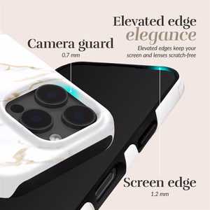 MIO White Marble Magsafe Dėklas iPhone 17 Pro Max