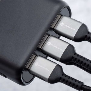 Išorinė baterija Forcell F-Energy Energo P20K2 QC3.0 PD 3A 22,5W 20000 mAh juoda