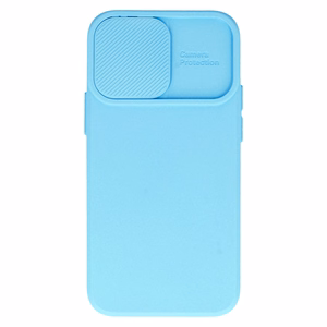 Camshield Soft dėklas iPhone 15 Plus šviesiai mėlynas