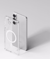 Ringke Fusion Magnetic MagSafe Dėklas for Samsung Galaxy S26+ - skaidrus