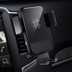 "Rock" magnetinis gravitacinis automobilio laikiklis EDZ-03 indukcija į oro angą, juodas