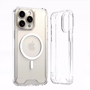 Skaidrus kampinis dėklas MagSafe iPhone 16 Pro - skaidrus