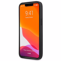 BMW odinis lenktas perforuotas dėklas iPhone 13 Pro / iPhone 13 - raudonas