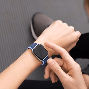 Magnetinis laikrodžio dirželis Apple Watch SE, 9, 8, 7, 6, 5, 4, 3, 2, 1 (41, 40, 38 mm) Dux Ducis laikrodžio dirželis (LD versija) - mėlynas
