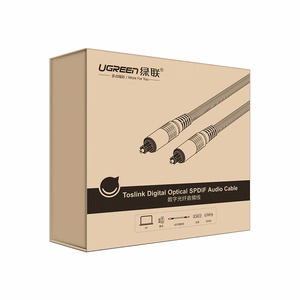 Ugreen AV108 10540 optinis Toslink/SPDIF laidas 2m - pilkas
