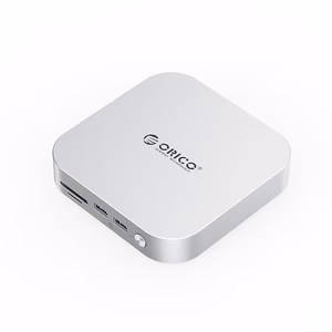 "Orico MiniLink 9-in-1" doko stotis su M.2 SSD kietojo disko įkrova - sidabrinė