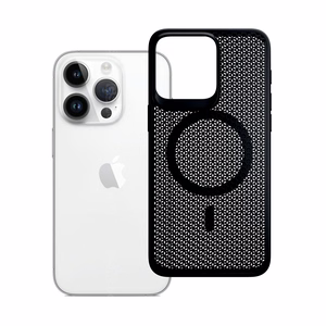 3mk COOLing MagCase Dėklas telefonui Apple iPhone 14 Pro Max - juodas