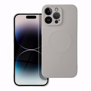 SILIKONINIS MAG DANGTELIS, suderinamas su MagSafe, skirtas SAMSUNG A57, pilkas titaninis