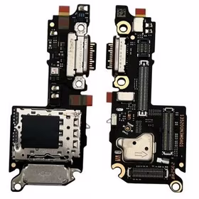 Lanksčioji jungtis Xiaomi 14 su įkrovimo kontaktu ir mikrofonu, SIM kortelės kontaktu originali (service pack)