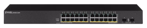 Zyxel GS1900-24HP Valdomas Gigabit Ethernet (10/100/1000) 1U Juoda