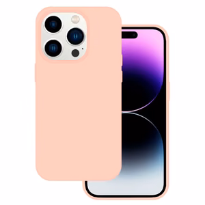 Tel Protect silikoninis Premium dėklas telefonui Iphone 15 Pro šviesiai rožinis