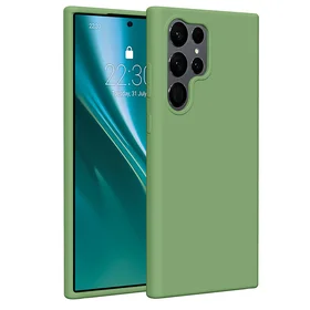Etteri silikoninis dėklas telefonui Samsung Galaxy S23 Ultra - šviesiai žalias