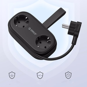 Orico APP 15.5W 5in1 maitinimo blokas 2x AC + 2x USB-A + 1x USB-C - juodas