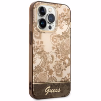 Guess GUHCP14XHGPLHC iPhone 14 Pro Max 6.7" ochros kietas dėklas Porcelain Collection
