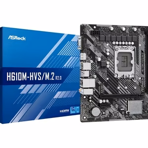 Asrock H610M-HVS/M.2 R2.0 pagrindinė plokštė Intel H610 LGA 1700 micro ATX
