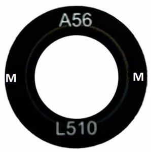 Samsung A566 A56 5G kameros stikliukas Black (lens Macro) 1pcs (service pack)