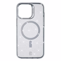 Cellularline Sparkle Mag - iPhone 15 Pro MagSafe dėklas (skaidrus)