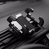 FORCELL F-GRIP paprastas automobilio laikiklis oro ventiliacijai juodas