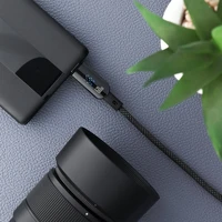 FORCELL F-ENERGY C274 kabelis Type C į Type C QC4.0 PD 3A 60W Skaitmeninis 1,2 m juodas