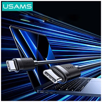 Laidas USAMS U94 60W USB-C į USB-C 1m juodas