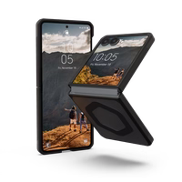 UAG Mouve dėklas su MagSafe Samsung Galaxy Z Flip 7 telefonui - juodas
