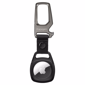 Spigen Rugged Armor dėklas skirtas Apple AirTag - matinis juodas