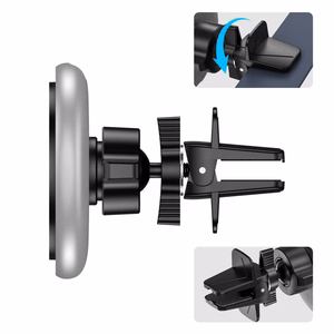 Tech-Protect A2 automobilinis laikiklis telefonui su MagSafe 15W indukciniu įkrovikliu ventiliacijos angai - juodas