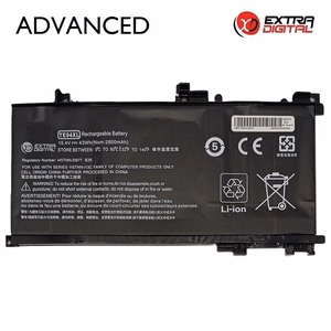 Nešiojamo kompiuterio baterija HP TE04XL, 2800mAh, Extra Digital Advanced