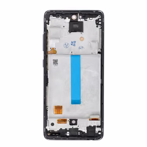 REWA OLED LCD ekranas su rėmeliu, skirtas SAMSUNG A52 4G/5G, juodas