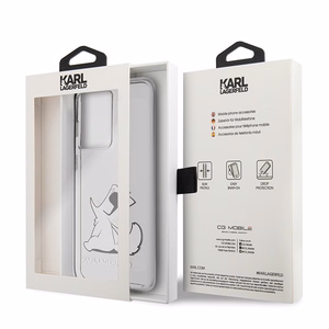 Karl Lagerfeld KLHCS69CFNRC S20 Ultra G988 skaidrus Choupette Fun