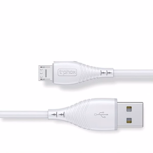 Laidas T-PHOX Nature Micro USB, baltas, 1.2M 3A