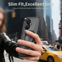 Tech-Protect MagFlex Magnetinis dėklas telefonui iPhone 17 - skaidrus juodas