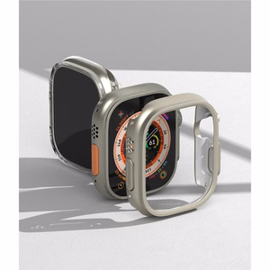 Ringke Slim 2-pack Case for Apple Watch Ultra 1/2 (49mm) - Clear & Titanium